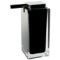 Soap Dispenser, Square, Black, Countertop